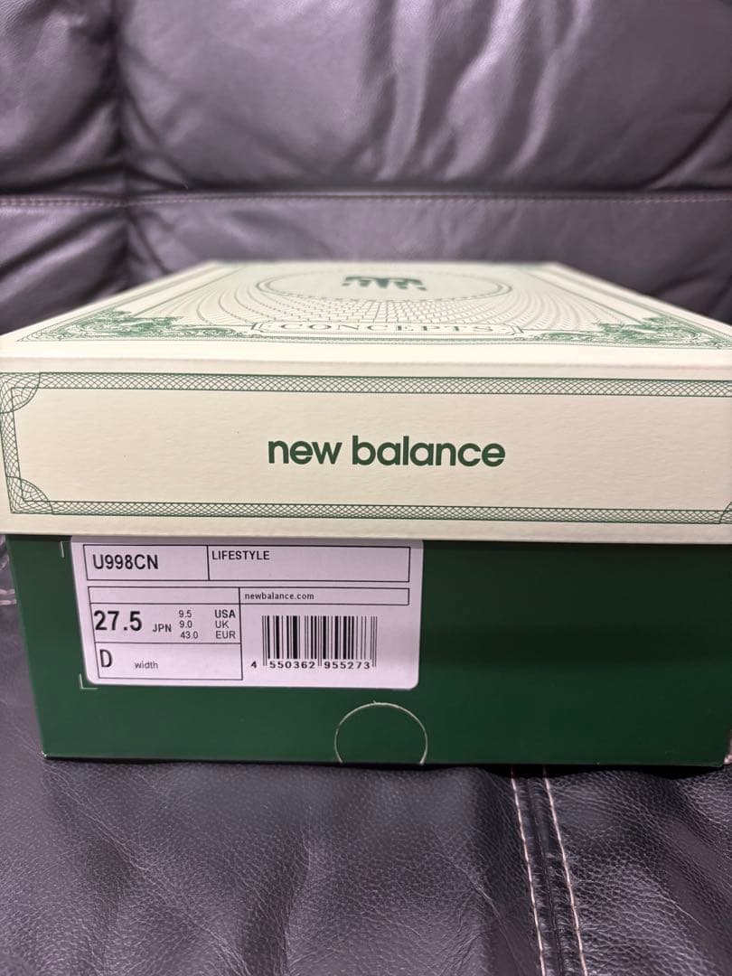 New Balance x Concepts U998“C-Note” 27.5