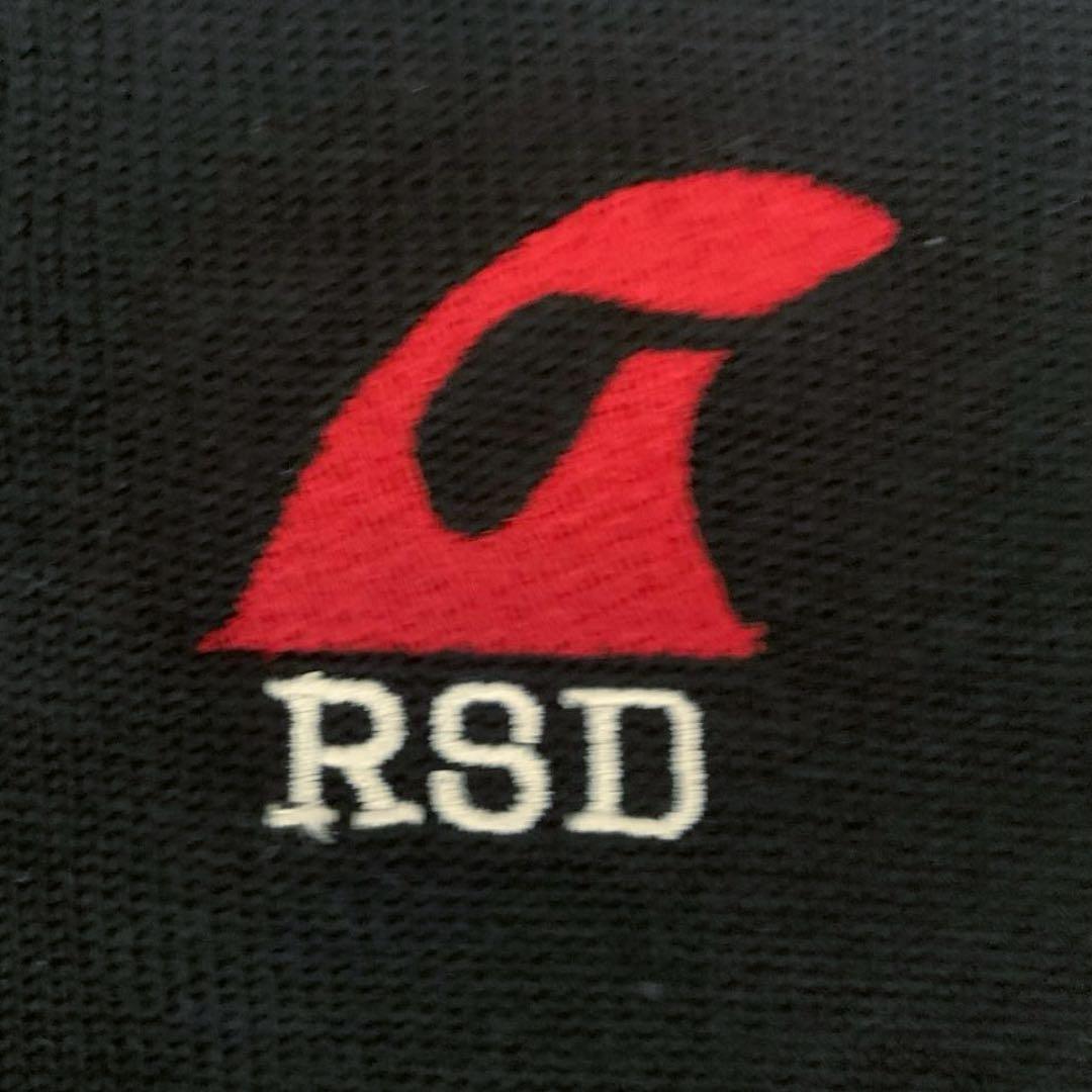 ROUGH&SWELL ブラック ニットセーター ウール ワッペン 刺繍