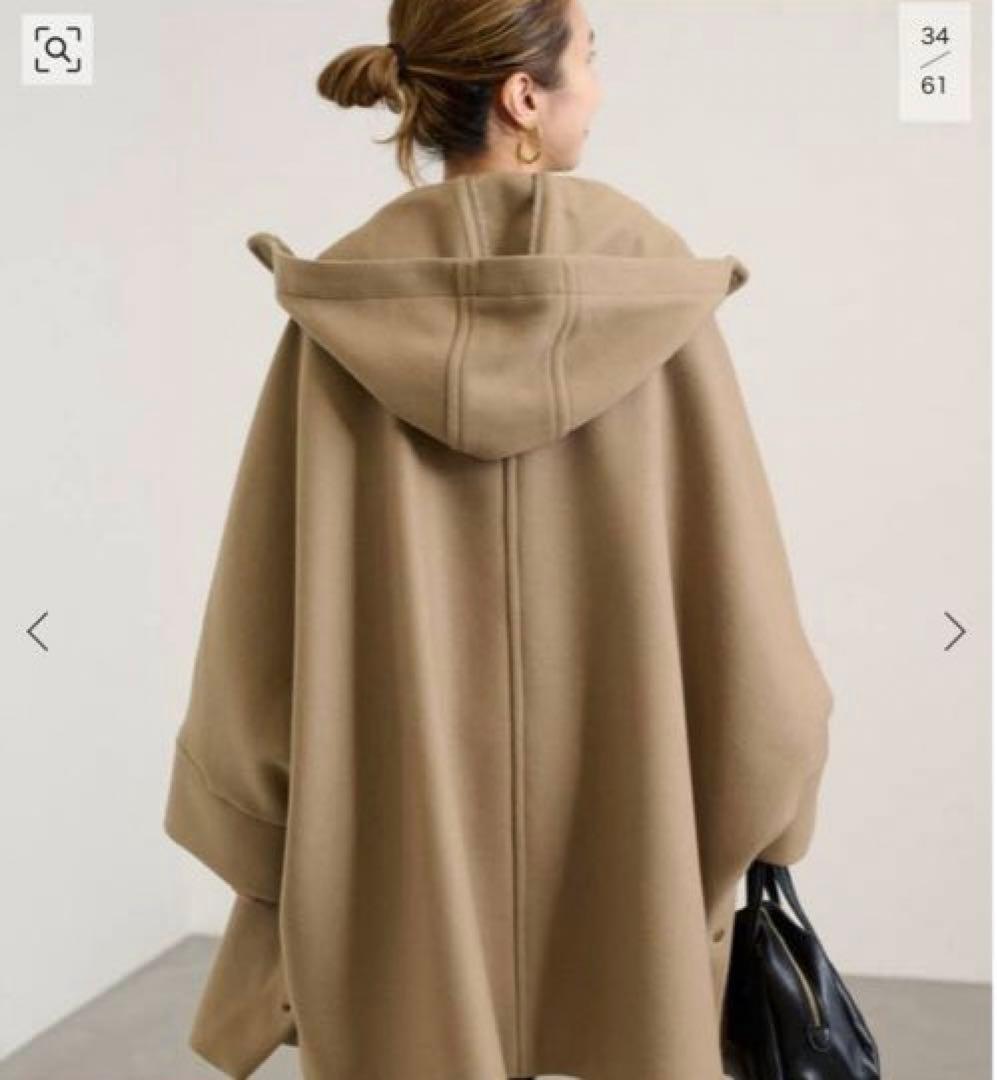 FRAMeWORK メルトンダッフルポンチョコート　サイズ38 マァムさん専用