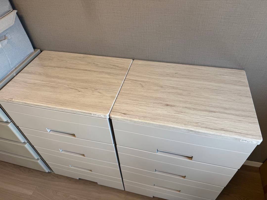 ニトリ　4段衣類収納ケース 幅55cm 4段　モカ　2個セット