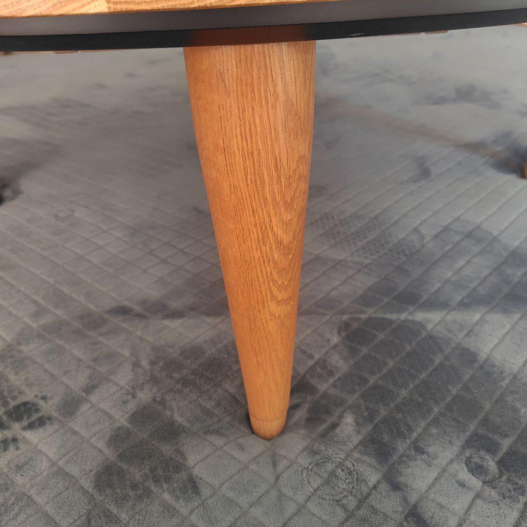 レグナテック リーヴス オーク ラウンド 円 無垢天板 こたつ 座卓 φ1100