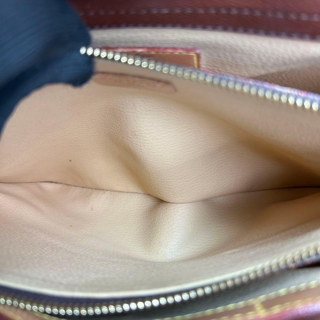 美品　ETRO　エトロ　トートバッグ　pvc　ベッコウ　ロゴ　ペイズリー柄　A4