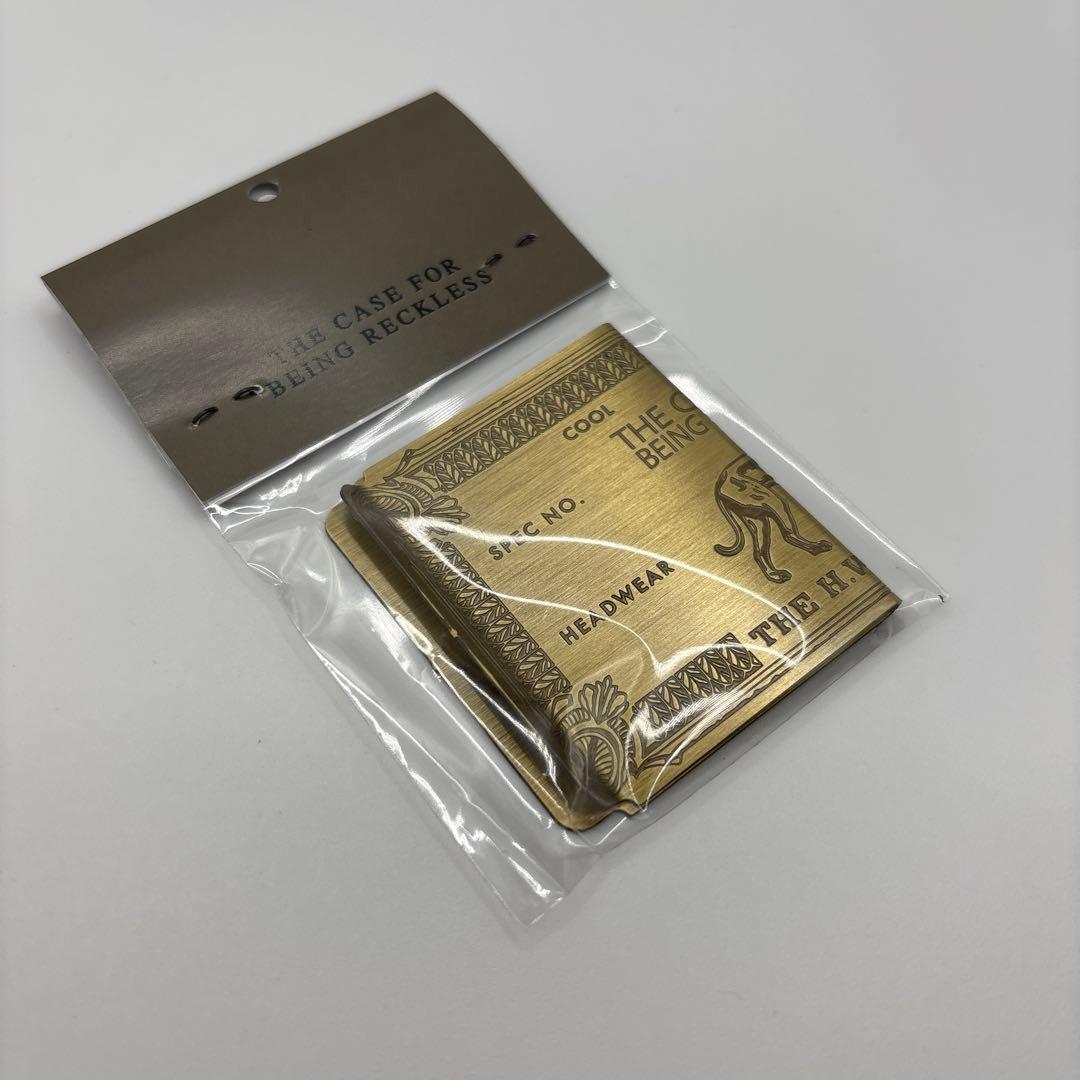 新品 未使用 THE H.W.DOG & CO. マネークリップ BRASS