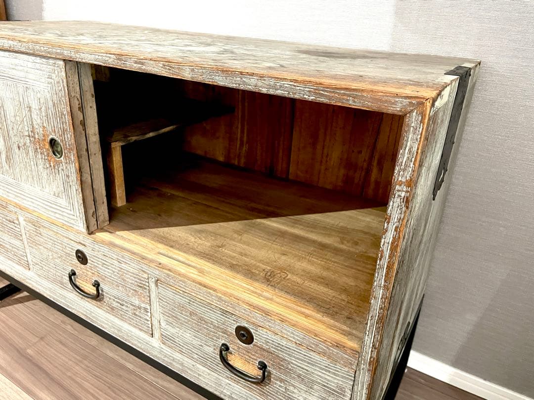 【ヴィンテージ家具】桐箪笥 キャビネット インテリア IDC大塚家具