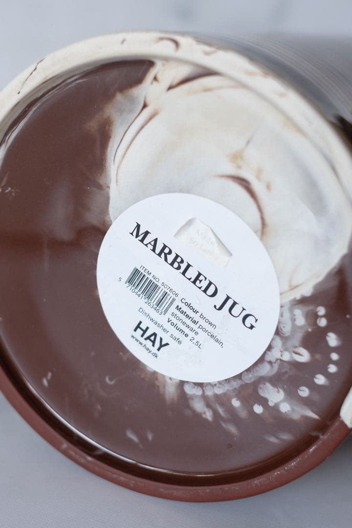 HAY MARBLED JUG ピッチャー　花器　フラワーベース