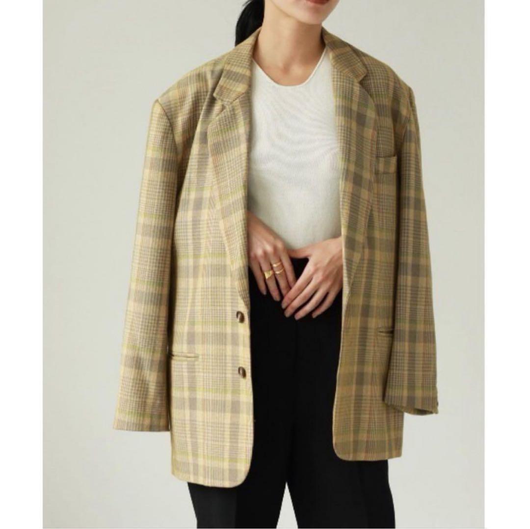 p*中様 TODAYFUL トゥデイフル チェックオーバージャケット