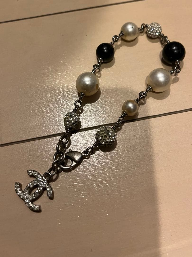 CHANEL パール　ストーン　ブレスレット
