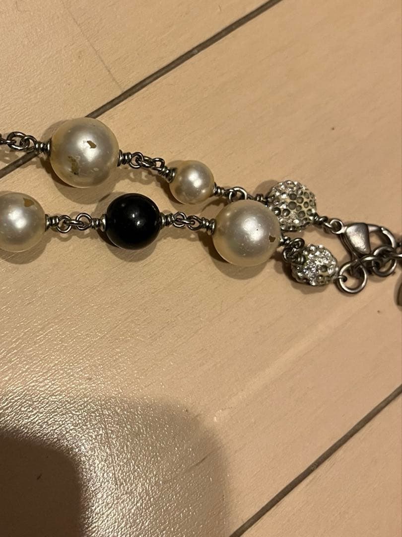 CHANEL パール　ストーン　ブレスレット