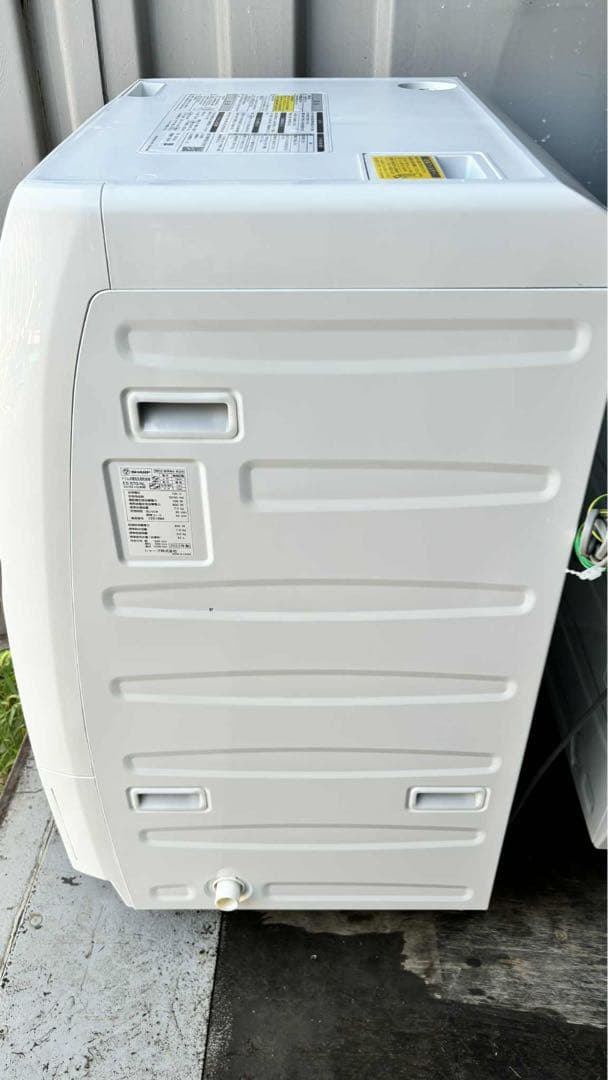 美品シャープ ES-S7G-NLドラム式洗濯機22年乾燥7/3kg