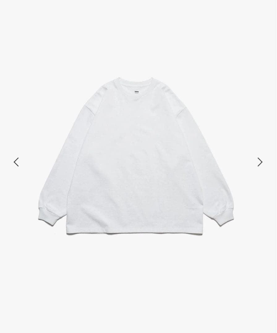 新品Graphpaper ヘビー長袖Tシャツ白size2