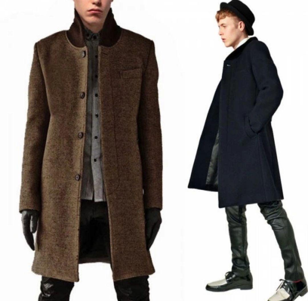 チェスターコートロカビリー ツイード ショールカラー ファラオコート ヘチマ襟