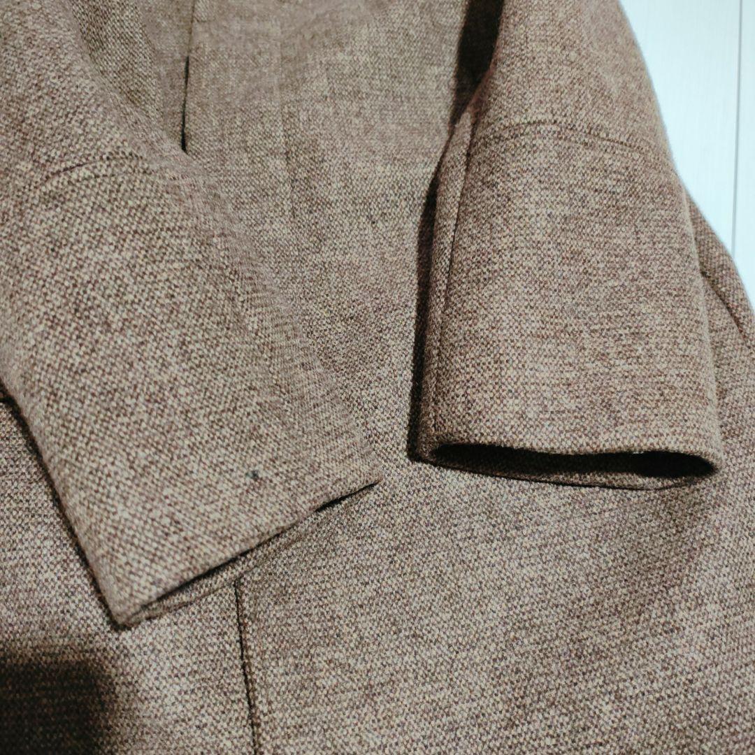 チェスターコートロカビリー ツイード ショールカラー ファラオコート ヘチマ襟
