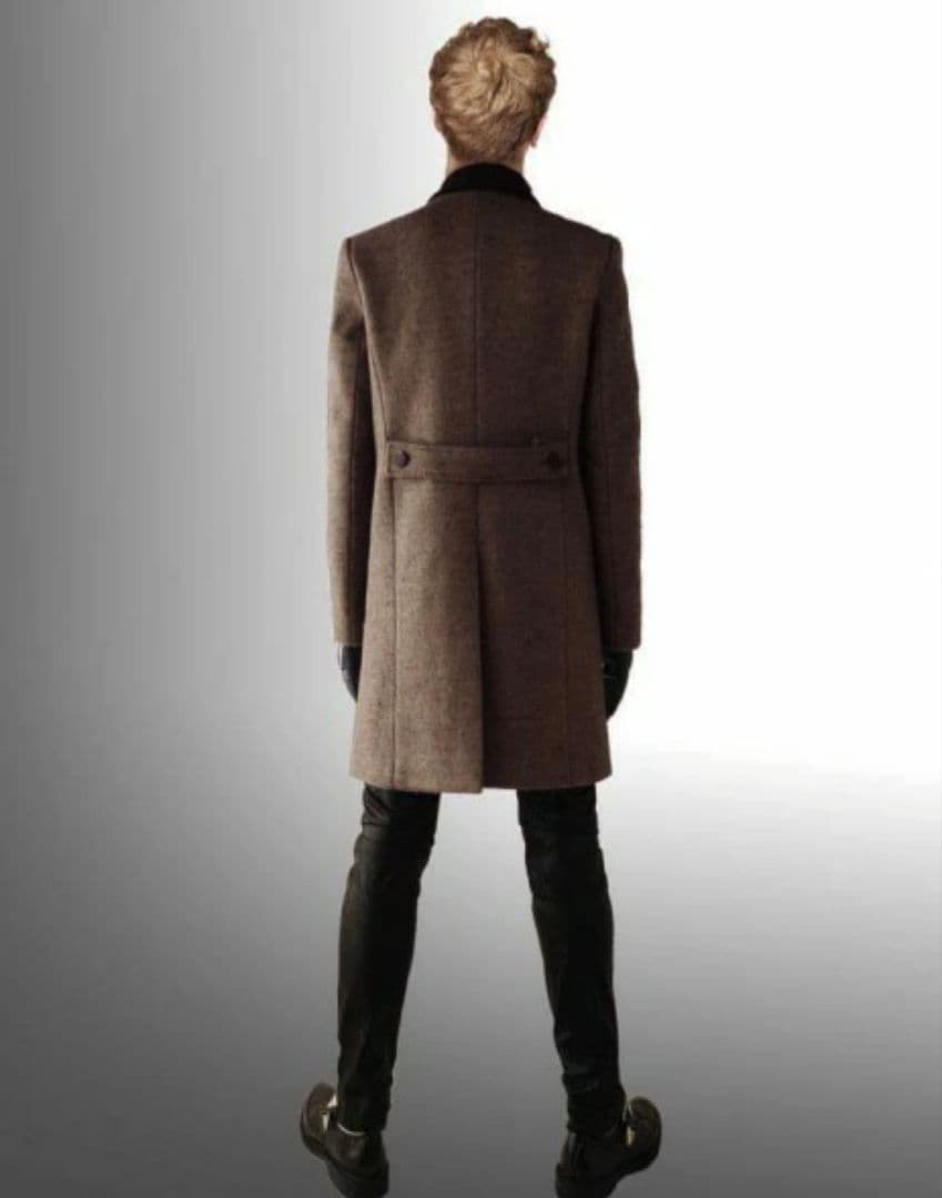 チェスターコートロカビリー ツイード ショールカラー ファラオコート ヘチマ襟