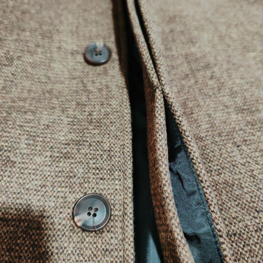 チェスターコートロカビリー ツイード ショールカラー ファラオコート ヘチマ襟