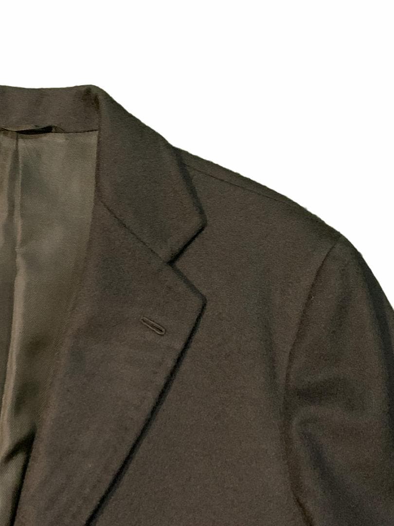【美品】キートン　Kiton　コート 　カシミア　ブラック　50