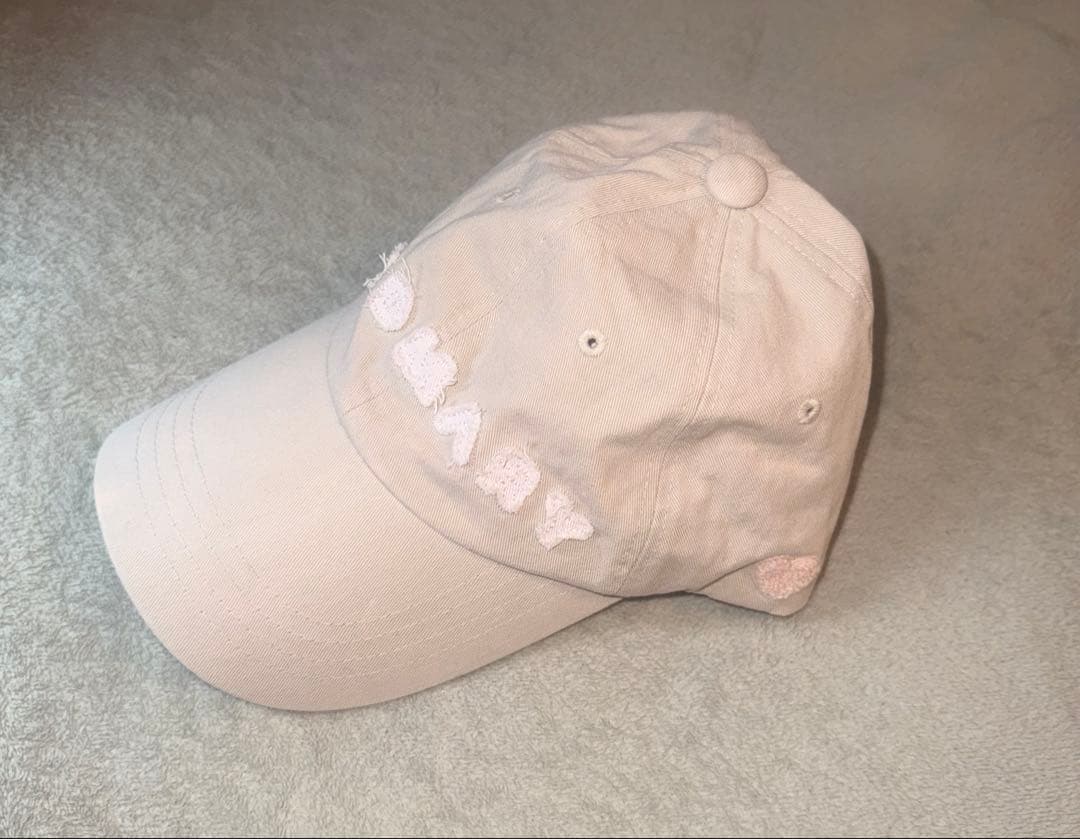 andmary Mary logo cap ベージュ