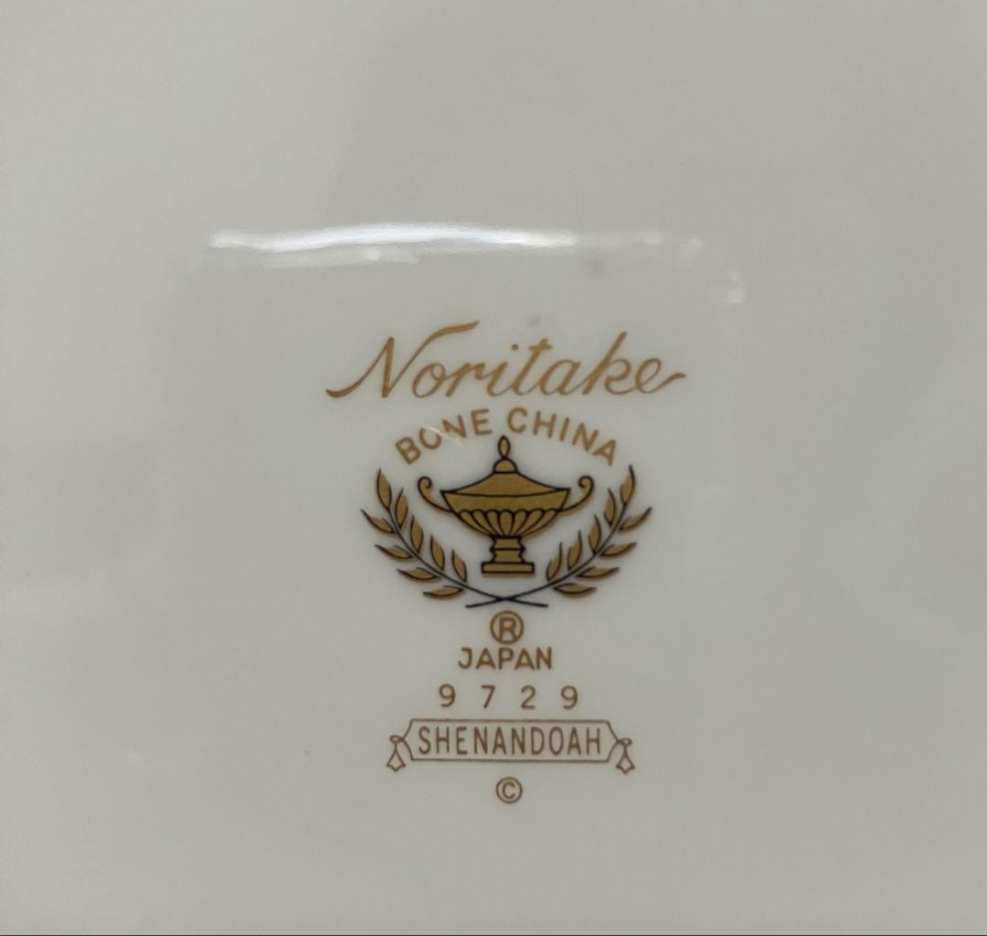 ノリタケ 9729 シェナンドー ヴィンテージ クリーム＆フローラル