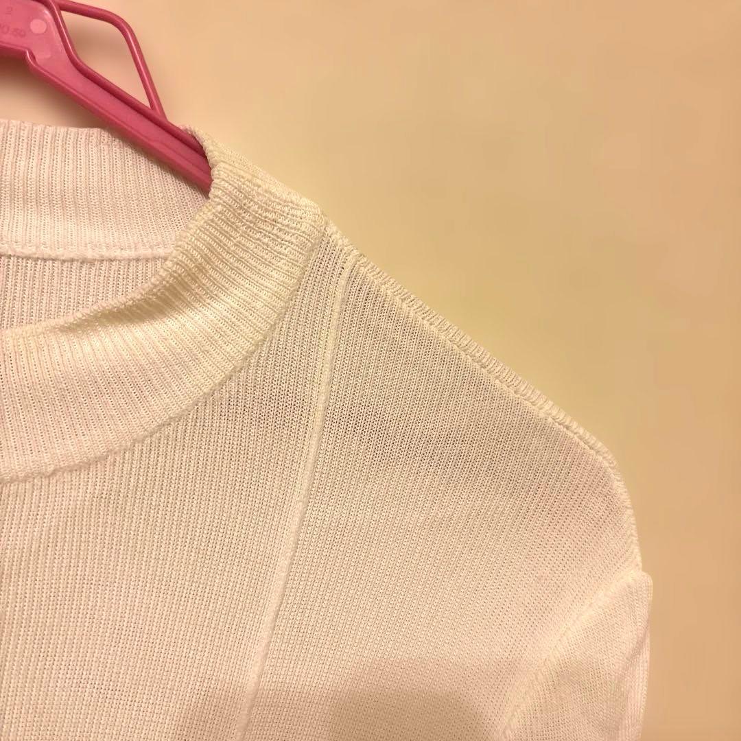 GUCCI ホワイト 半袖ニット L