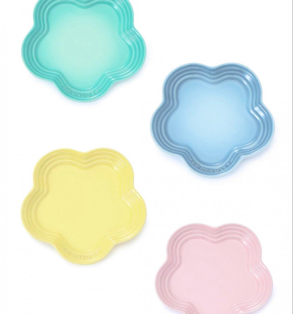 ♡ルクルーゼ　ソルベコレクション フラワー　プレート LC14cm 新品