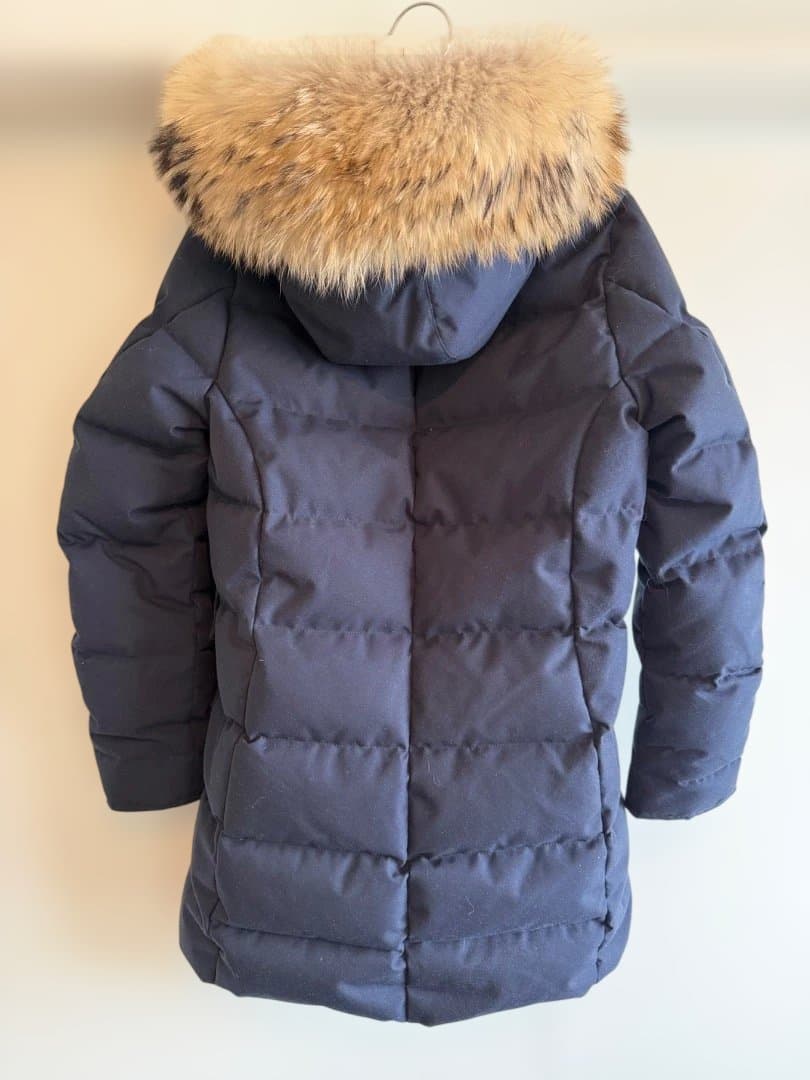 【極美品】PYRENEX GRENOBLE ダウン ネイビー ファー付き