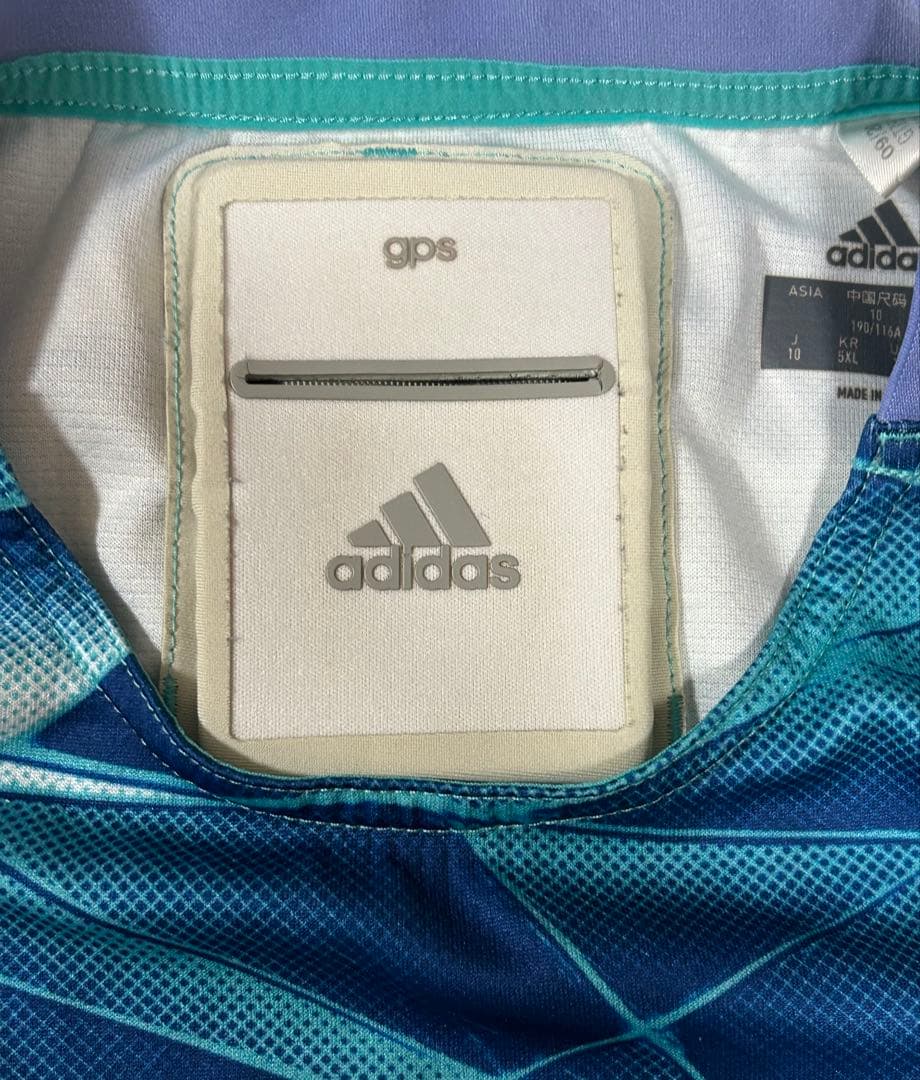 BLUES ラグビージャージ　adidas GPSポケット付き