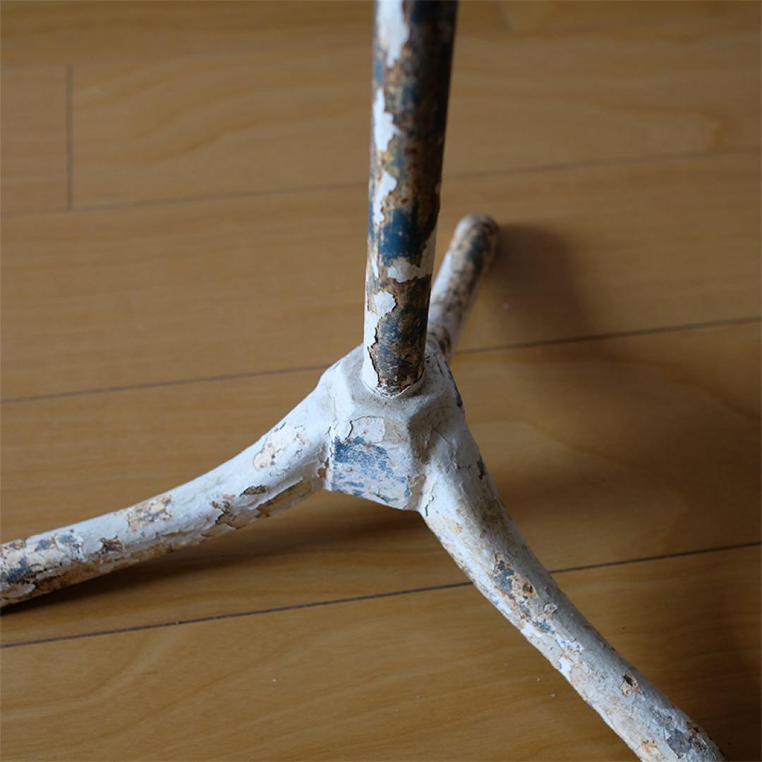 昭和初期 鉄製点滴スタンド 時代物　店舗什器
