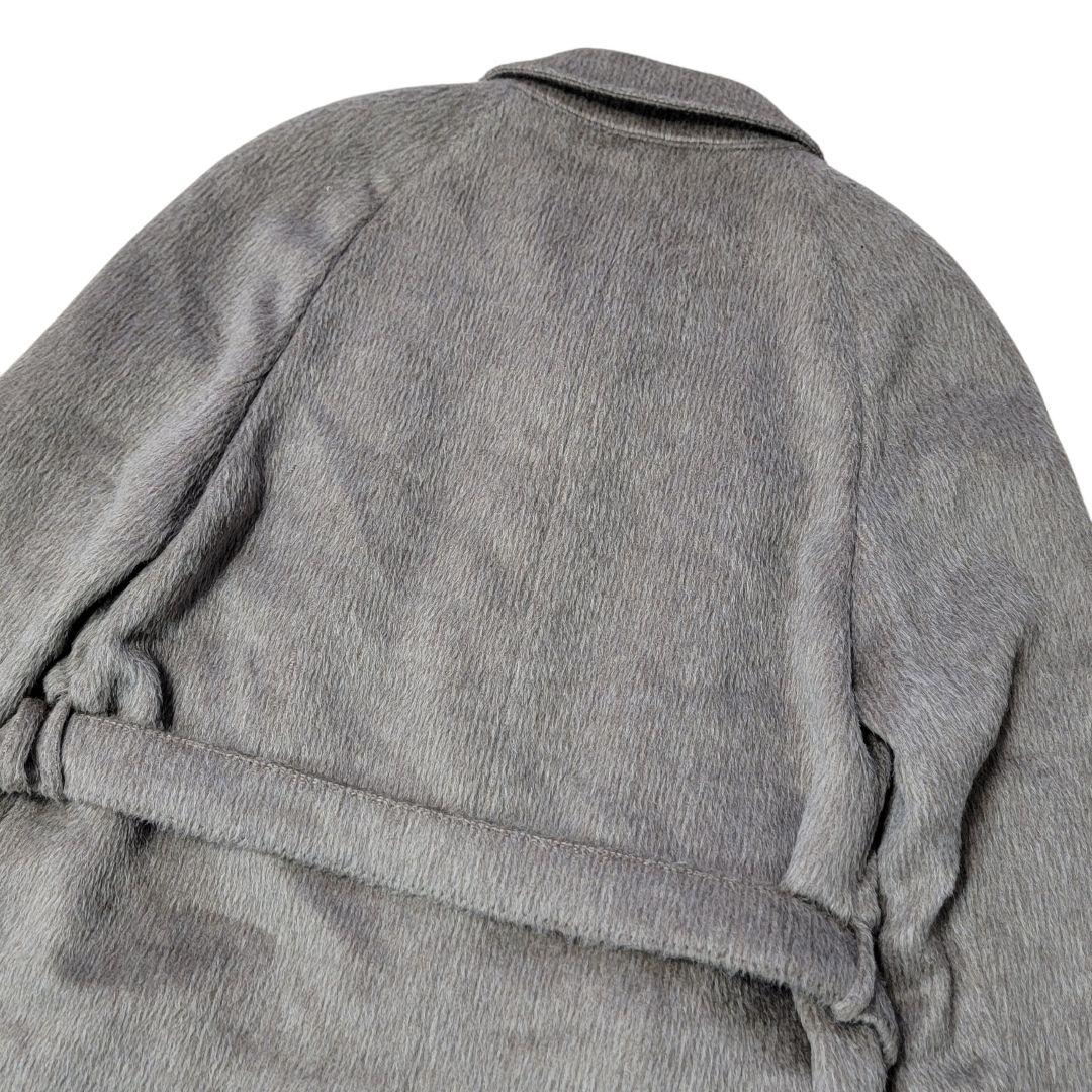 希少 ほぼ未使用 70S～80S ランバン LANVIN シャギーコート 裏ロゴ