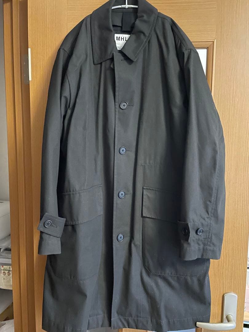 ジャケット・アウター MHL. WORN COTTON NYLON COAT