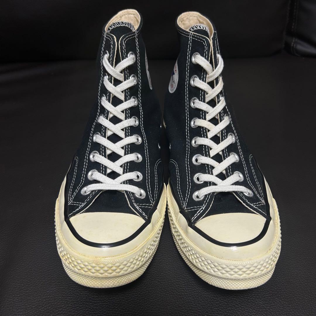 【廃盤　美品】CONVERSE CT70 HI BLACK 26㌢　旧パッチ