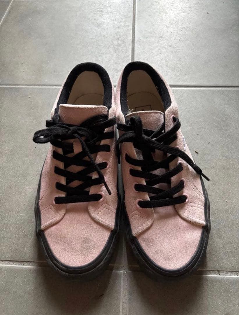 Vans ピンク スエード Lampin 9