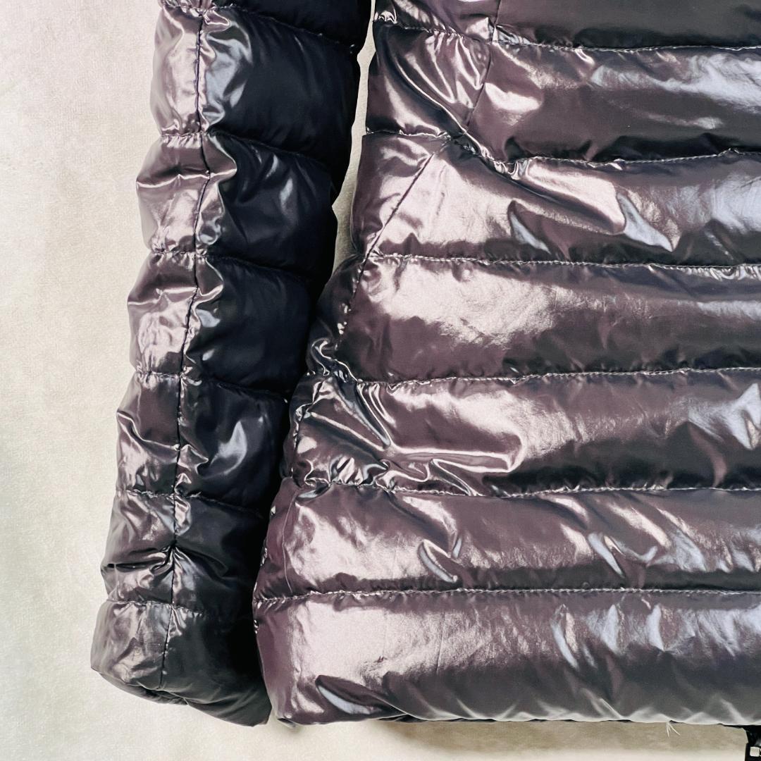 【タトラス】ダウンジャケット L 訳あり リアルファー リバーシブル 黒