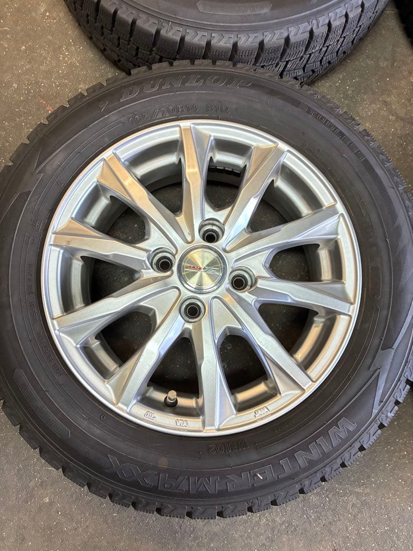 旧アクア、旧パッソ、旧ヴィッツに❗️165/70R14スタッドレスセット❗️