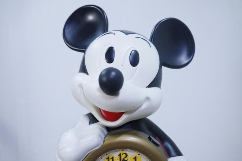 ◆ヴィンテージ　ミッキーマウス　Disney　Timeウェイクアップ置時計