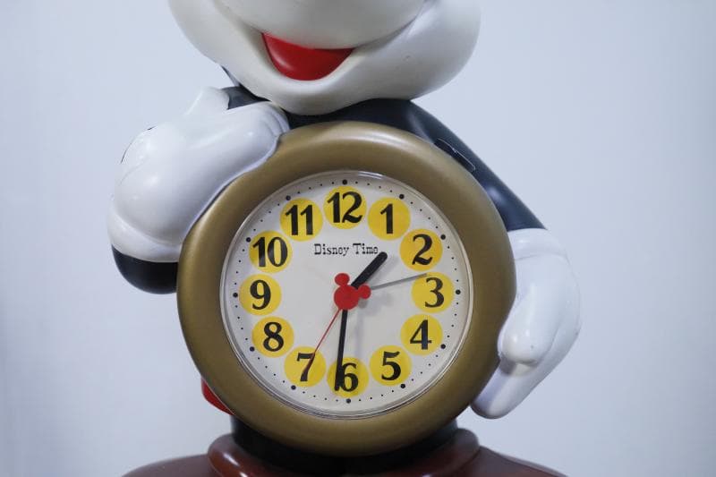 ◆ヴィンテージ　ミッキーマウス　Disney　Timeウェイクアップ置時計