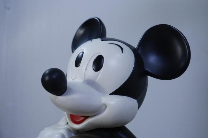 ◆ヴィンテージ　ミッキーマウス　Disney　Timeウェイクアップ置時計