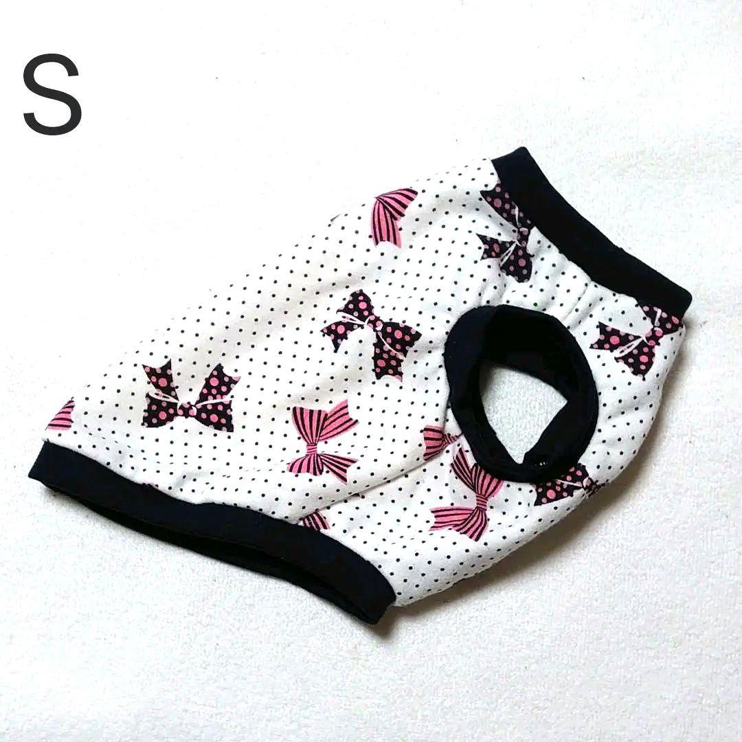 犬服 S わんこの普段着　リボン