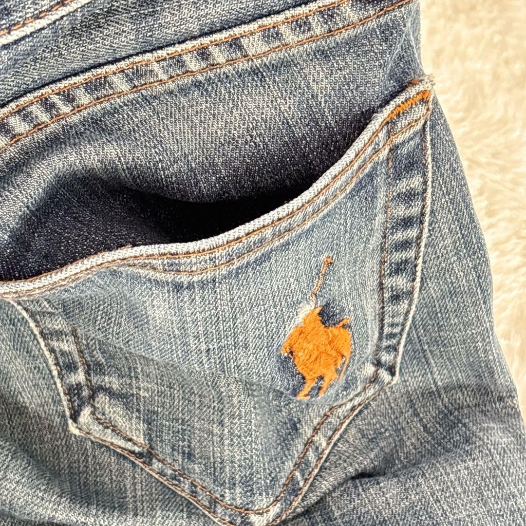 希少 ラルフローレン ブラックレーベル 25インチ ポニー ライトブルー デニム