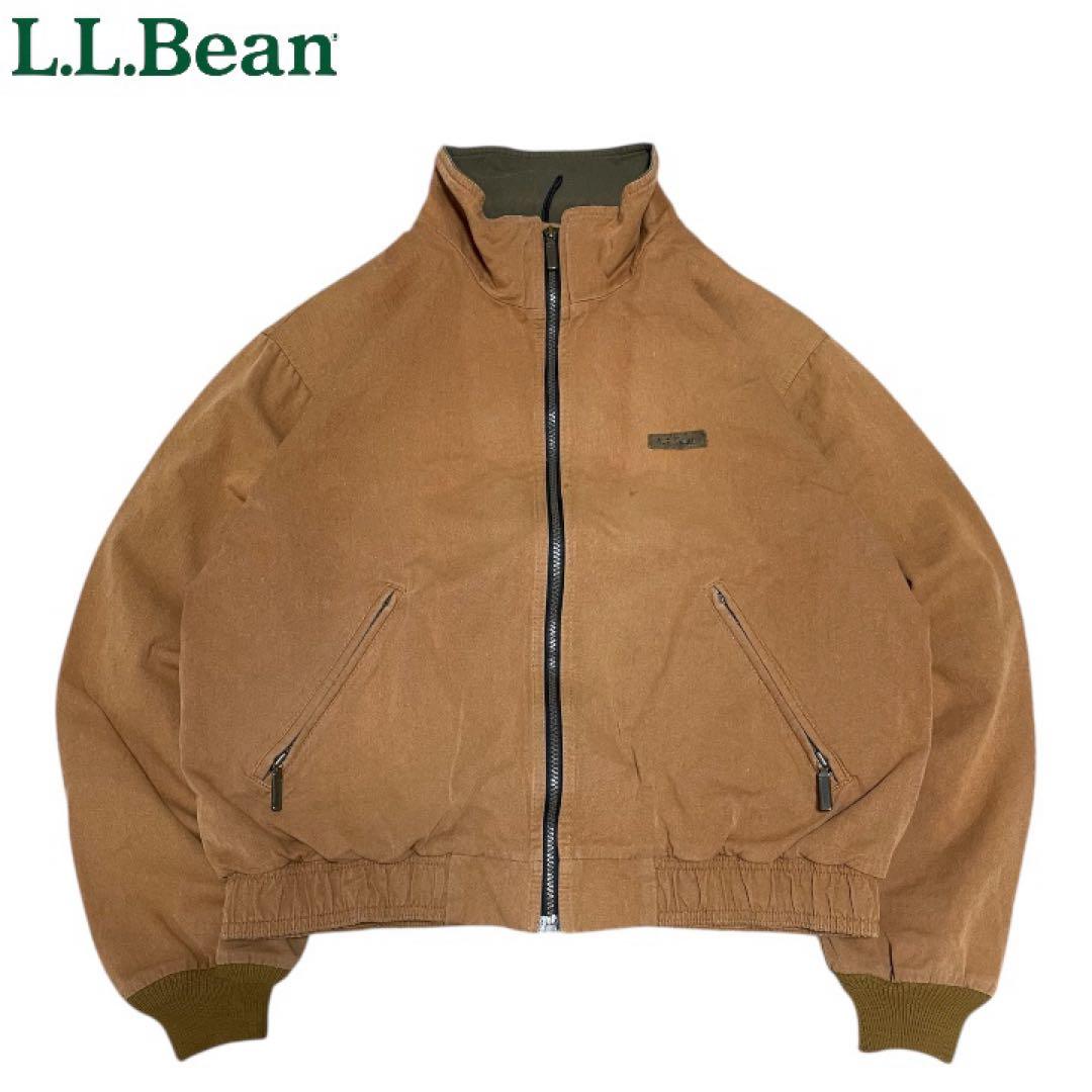 ヴィンテージL.L.Beanダック地スイングトップジャケット短丈USAタグ90s