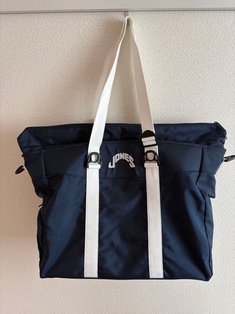 JONES × BEAMS GOLF / 別注 ラウンド トートバッグ　ネイビー