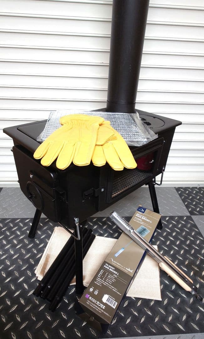 キャプテンスタッグ　KaMaDo Stove 薪ストーブフルセット　未使用品