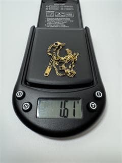K18ゴールド ツイストチェーン ネックレス1.61g