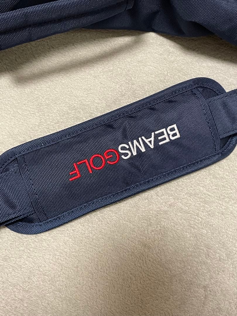 BEAMS GOLF キャディバッグ ネイビー