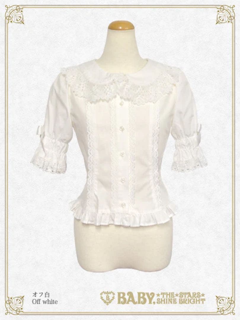 La petite fleur5分袖ブラウス