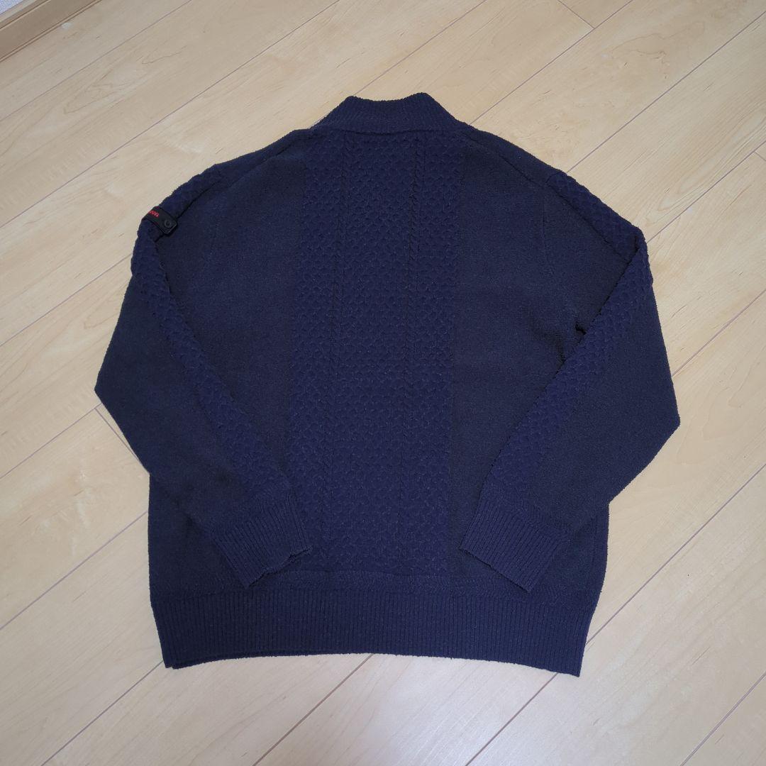 ★美品★BRIEFING ブリーフィング　ハーフジップ ニット　セーター