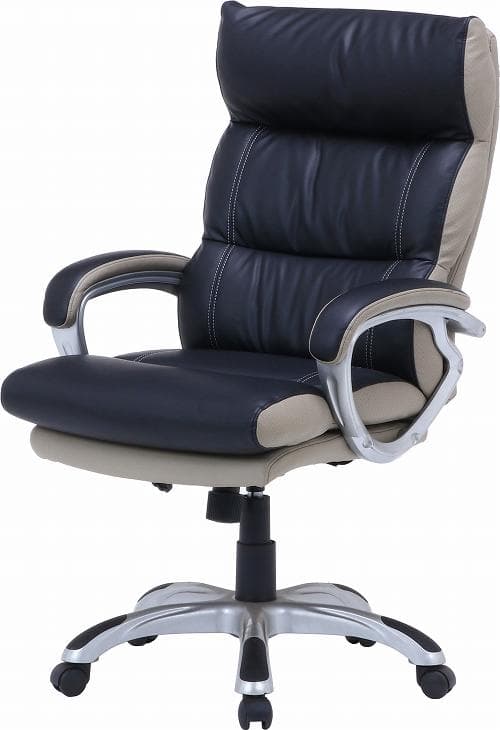 【新品・送料無料】コイルスプリングＯＡチェア　マリーノＢＫ