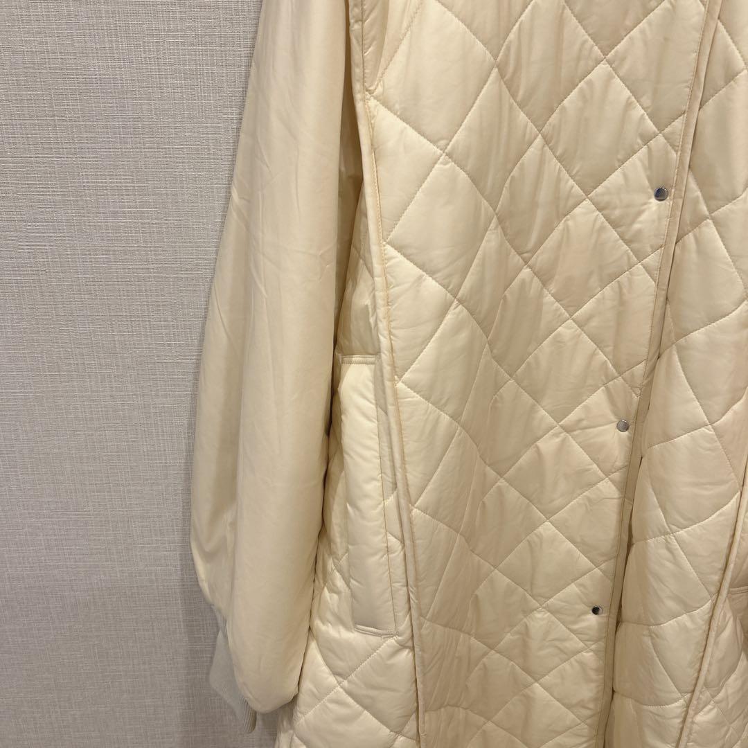 美品✨ADAM ET ROPE アダムエロペ スタンドネックキルティングコート