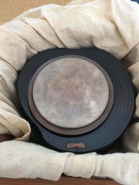 黒柿水指 茶道具 自信の1品 作家物お値下です。絶品です‼️‼️自慢のお品です。