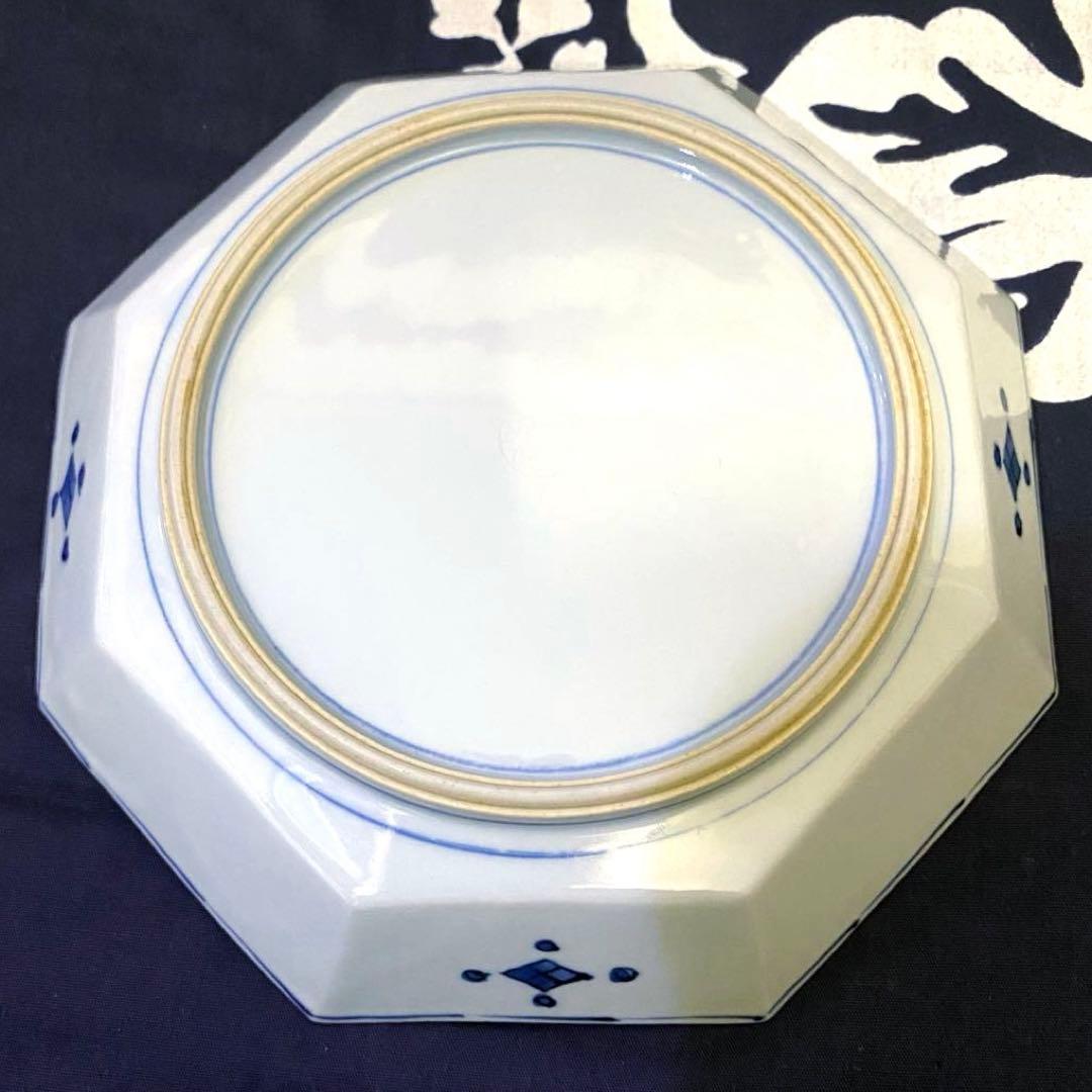 京焼　加藤雲泉　唐子八角皿　二枚組　京都　清水焼　高級食器　お正月・お祝いにも②
