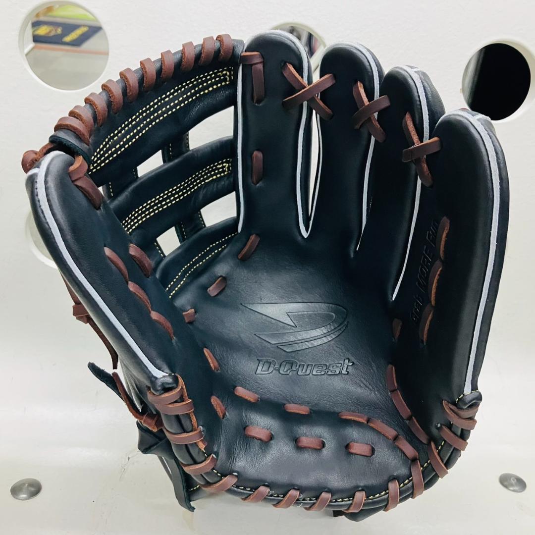 ディークエスト　PDR-295　軟式用　内野手用　ブラック　一般軟式用グラブ