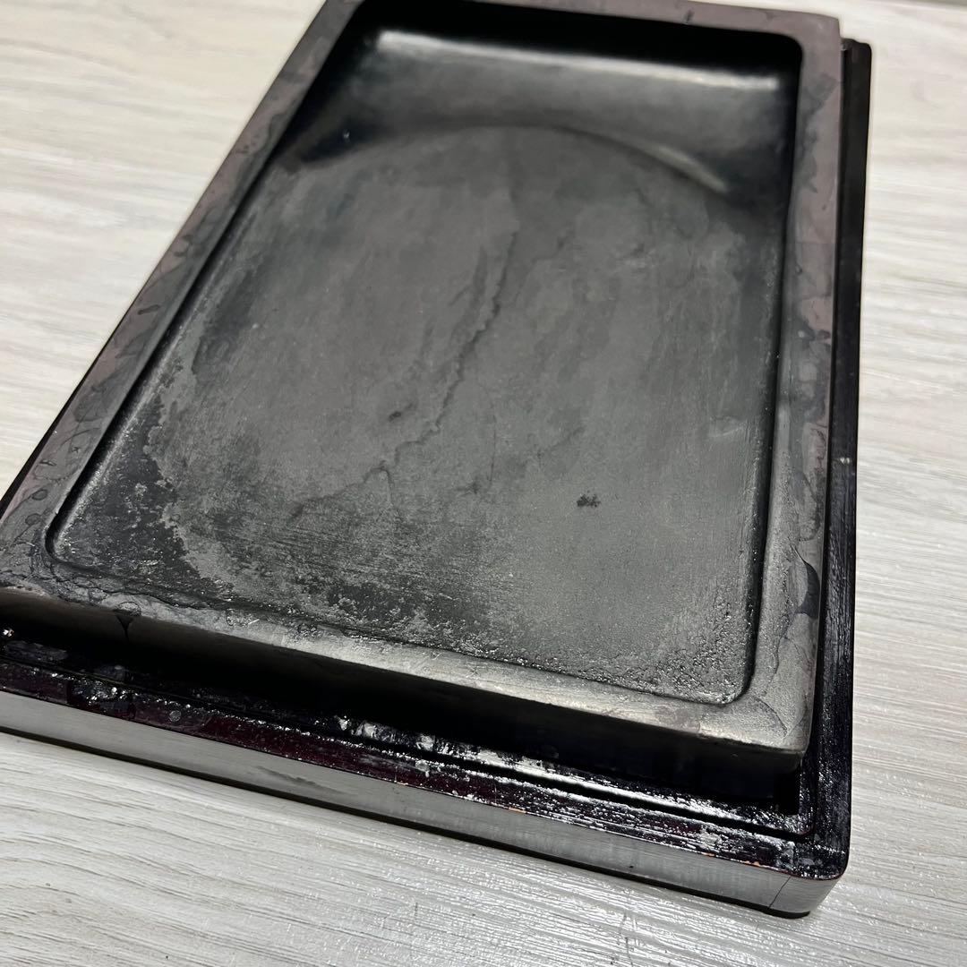 大型　硯　木箱入　228mm
